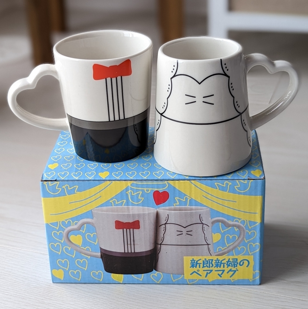 Couple/ Wedding Ceramic Mugs BNIB